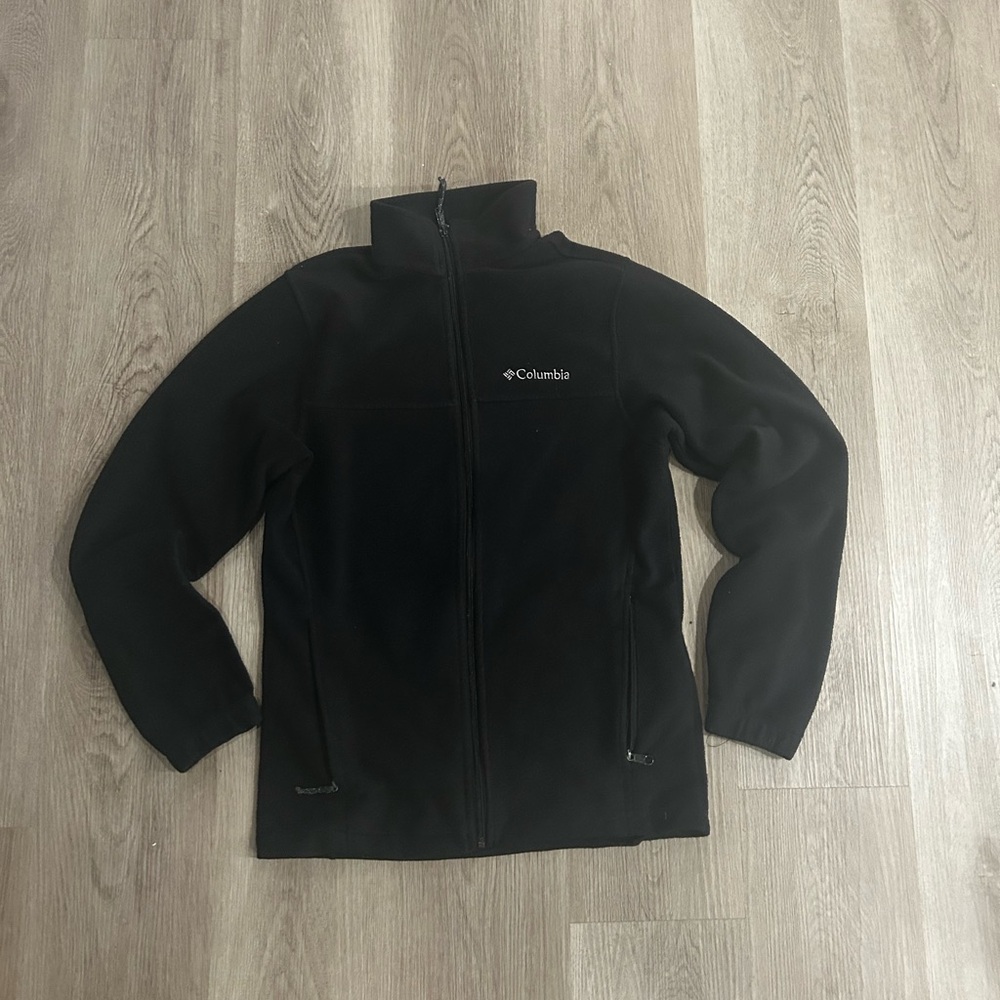 Columbia Men's Black Fleece Jacket Size Small
